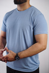 Poplin Cool T-Shirt - Light Blue